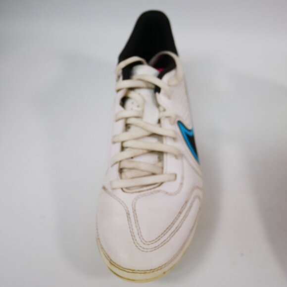 Nike Legend 9 Club FG/MG Soccer Cleats Men Size 6/Women Size 7.5 White/Blk/Blue - Picture 9 of 10